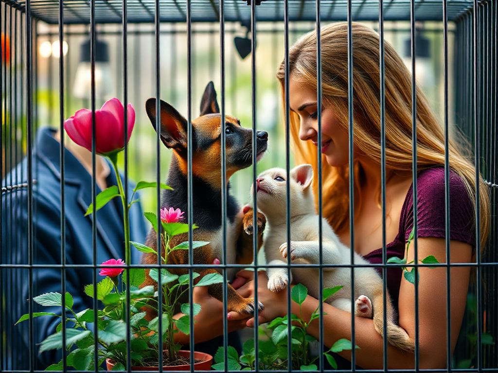 Planter l'amour en cage