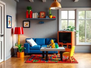 Décoration Lego : transformez votre maison avec une touche ludique