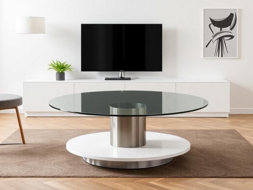 Table basse rotative Pablo : fonctionnalité, élégance et praticité