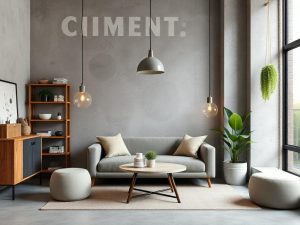 Donnez vie à votre intérieur avec la déco ciment à faire soi-même
