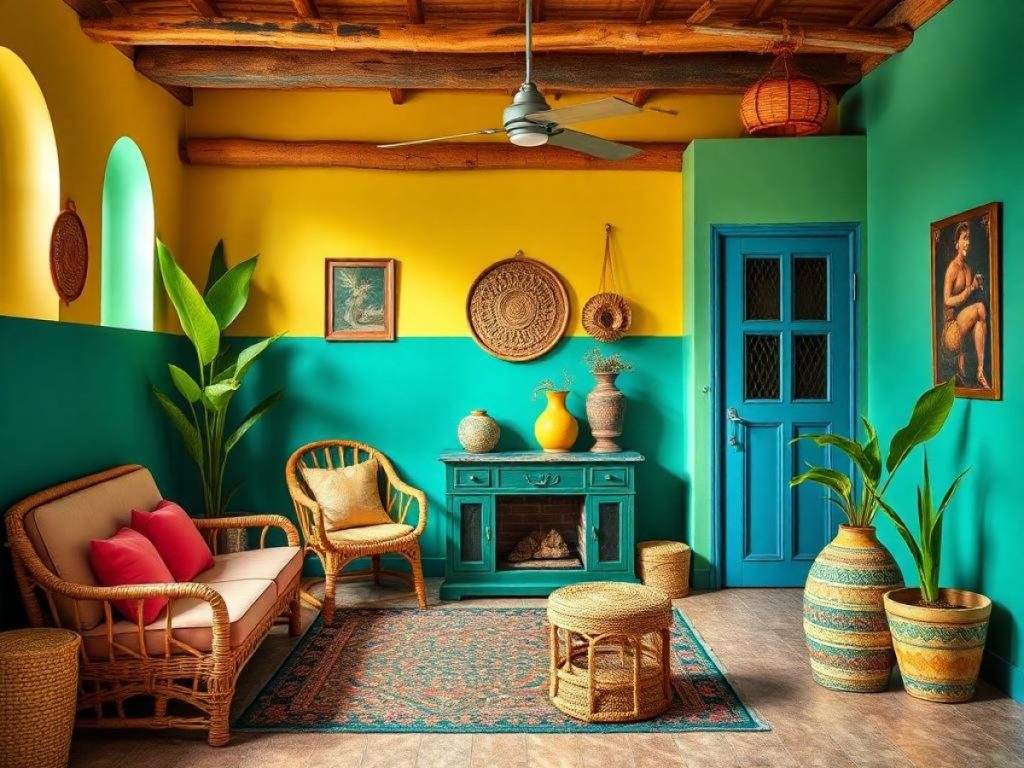Déco créole : plongée dans un univers multicolore et chaleureux