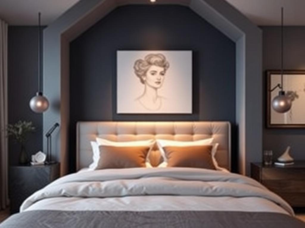 Transformez votre chambre avec une tete de lit jusqu’au plafond