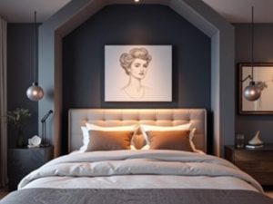 Transformez votre chambre avec une tete de lit jusqu’au plafond