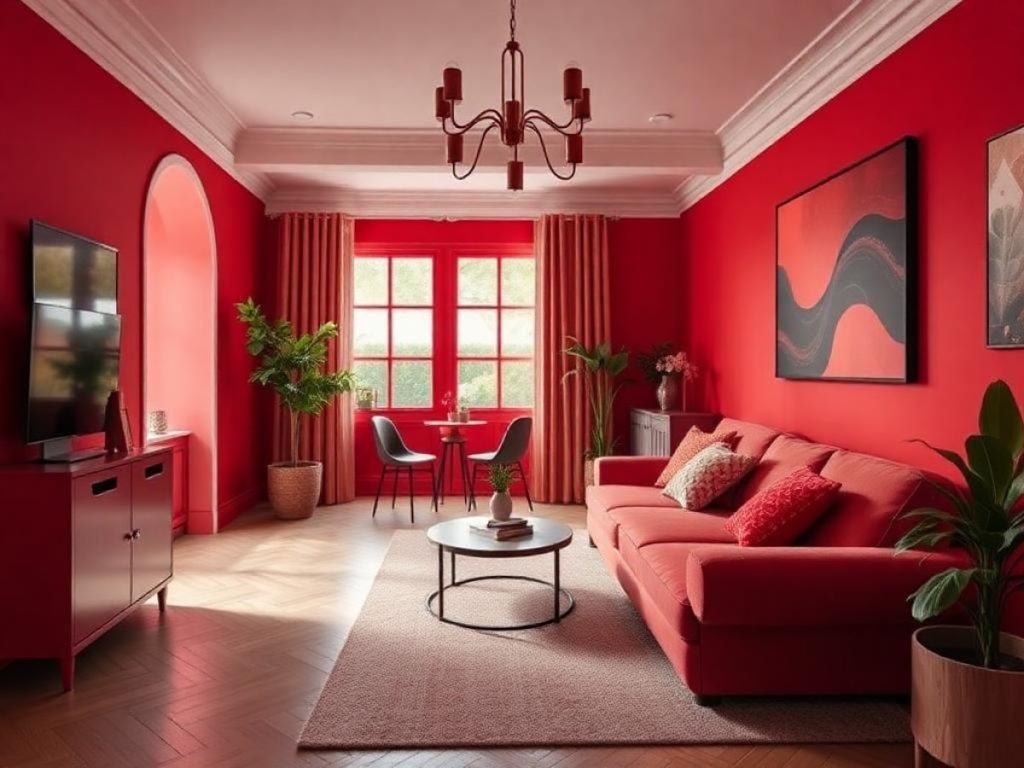 Pantone rouge vif : dynamisez votre espace avec audace