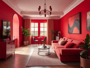Pantone rouge vif : dynamisez votre espace avec audace