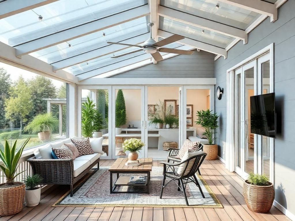 Embellir votre espace : idées pour la décoration d’une véranda intérieure