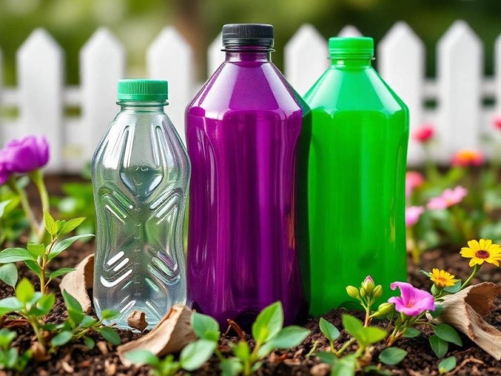 Recycler ses bouteilles en plastique au jardin : 7 idées ingénieuses et écologiques