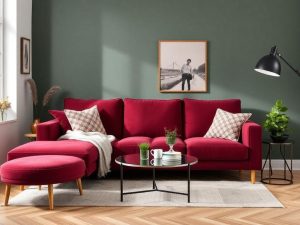 Harmoniser les couleurs autour d’un canapé bordeaux : idées et astuces