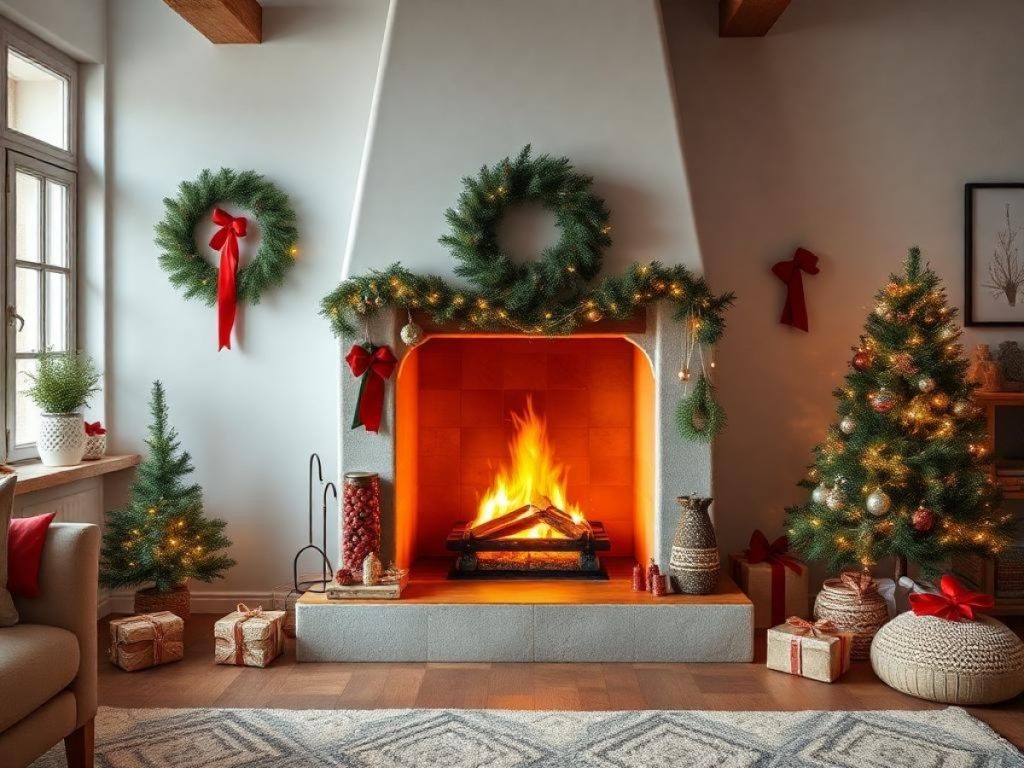 Les meilleures idées déco pour embellir votre cheminée à Noël