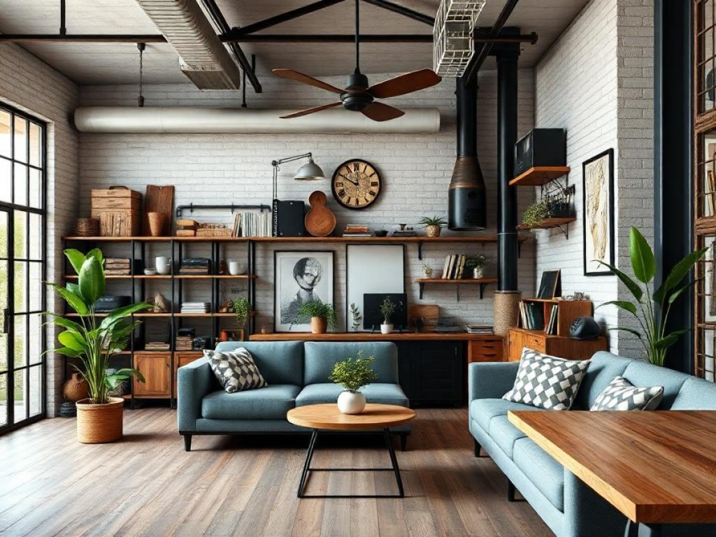 La tendance de la décoration industrielle : Créez un espace moderne et élégant