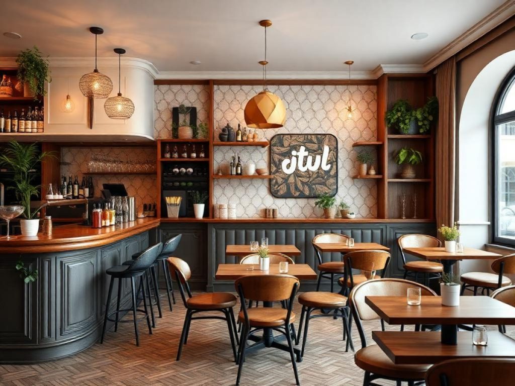 Idées de décoration pour un bar ou un café au style unique