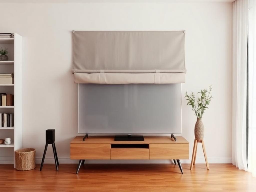 Le tableau coulissant cache-TV : la solution innovante pour camoufler votre téléviseur