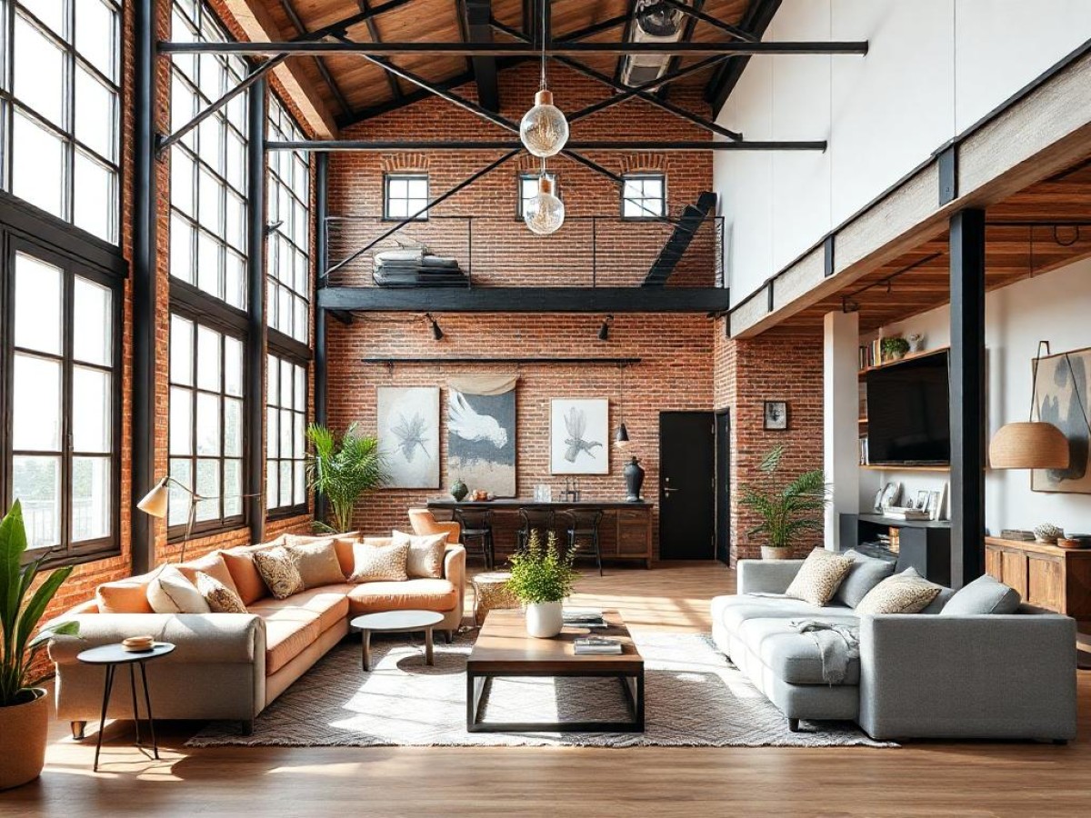Loft industriel: Découvrez cet espace unique et ultra-tendance ...