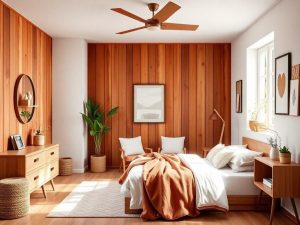 La tendance chambre terracotta et bois : une combinaison chaleureuse