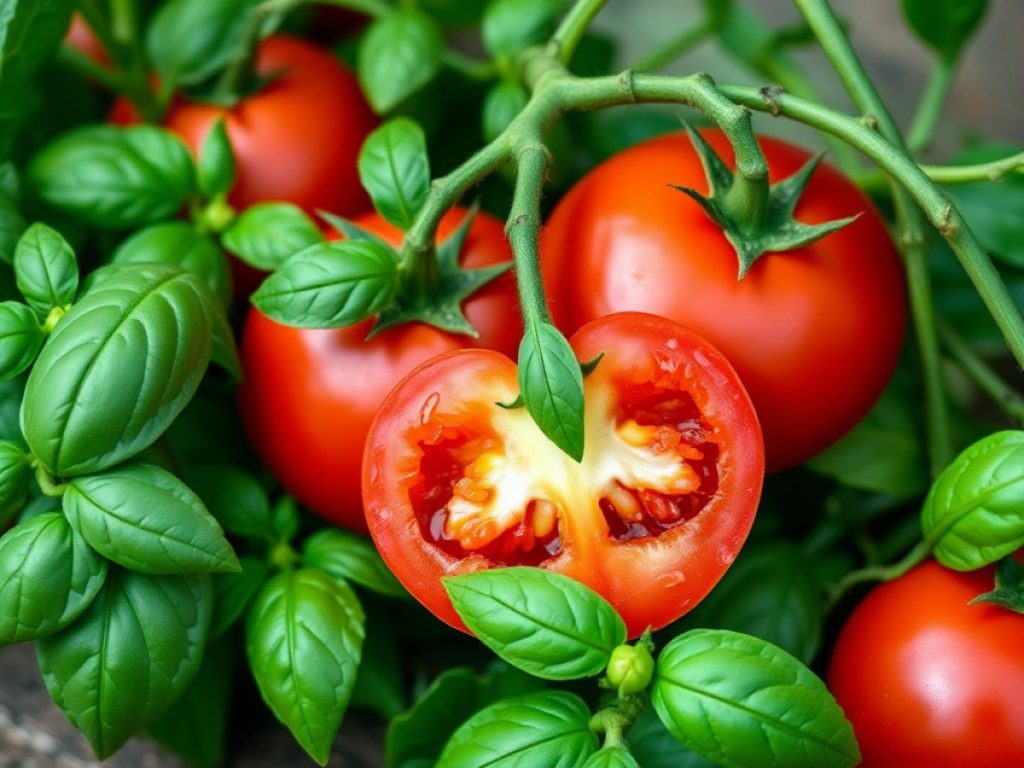 Basilic et tomates : ce duo simple qui change tout au potager… si vous l’installez au bon moment