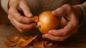 Pelures d’oignon : un petit déchet qui peut vraiment aider vos plantes à passer l’hiver