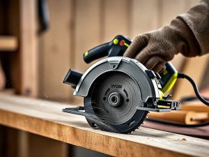 Test complet de la scie circulaire Ryobi R18CS7