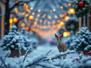 Décorations de Noël : un enchantement qui perturbe la faune