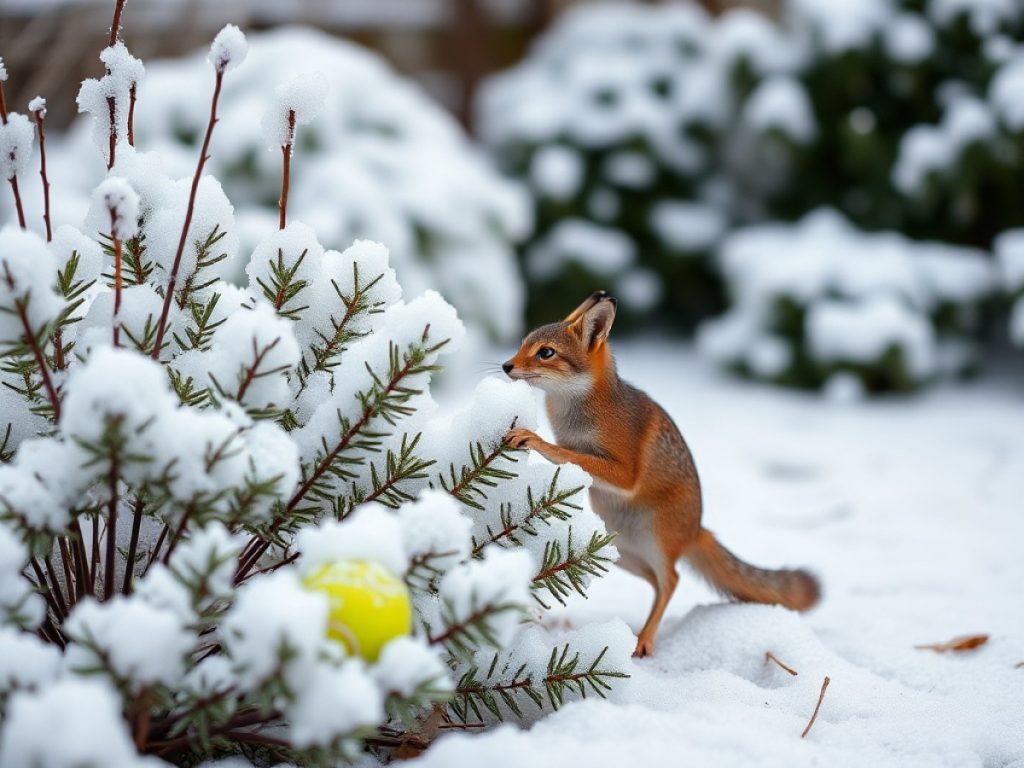 Pourquoi laisser une balle de tennis dans son jardin l'hiver ?