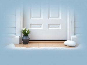 Isoler un bas de porte contre le froid : méthode simple et efficace