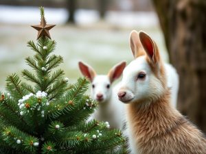 Loir-et-Cher : quand les sapins de Noël deviennent un festin pour les chèvres