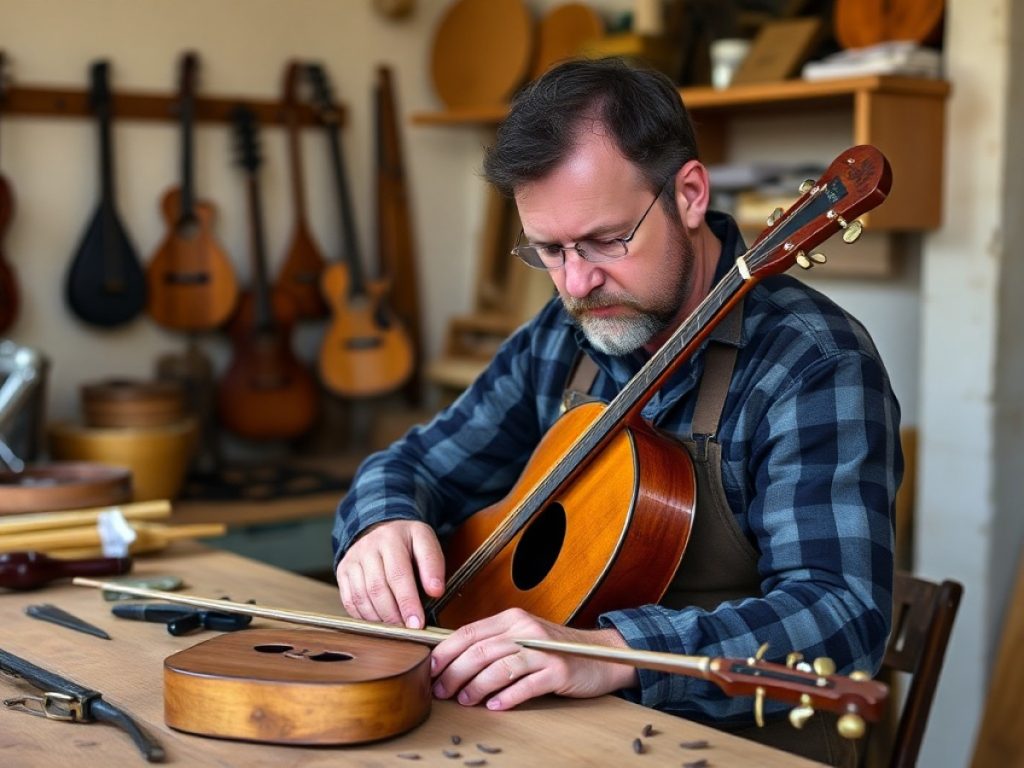 Ce luthier fait pousser ses instruments de musique dans son jardin du Tarn