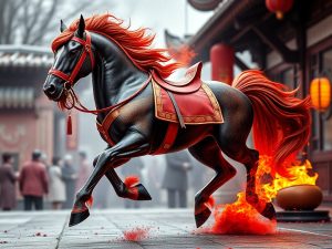 Nouvel an chinois : sous le signe du cheval de feu