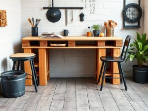 Fabriquez votre établi d’atelier avec des palettes