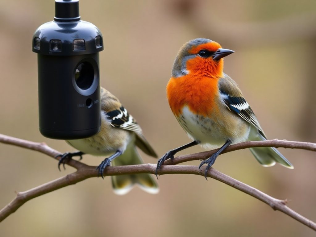 Observer les oiseaux du jardin avec des mangeoires connectées