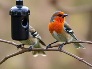 Observer les oiseaux du jardin avec des mangeoires connectées