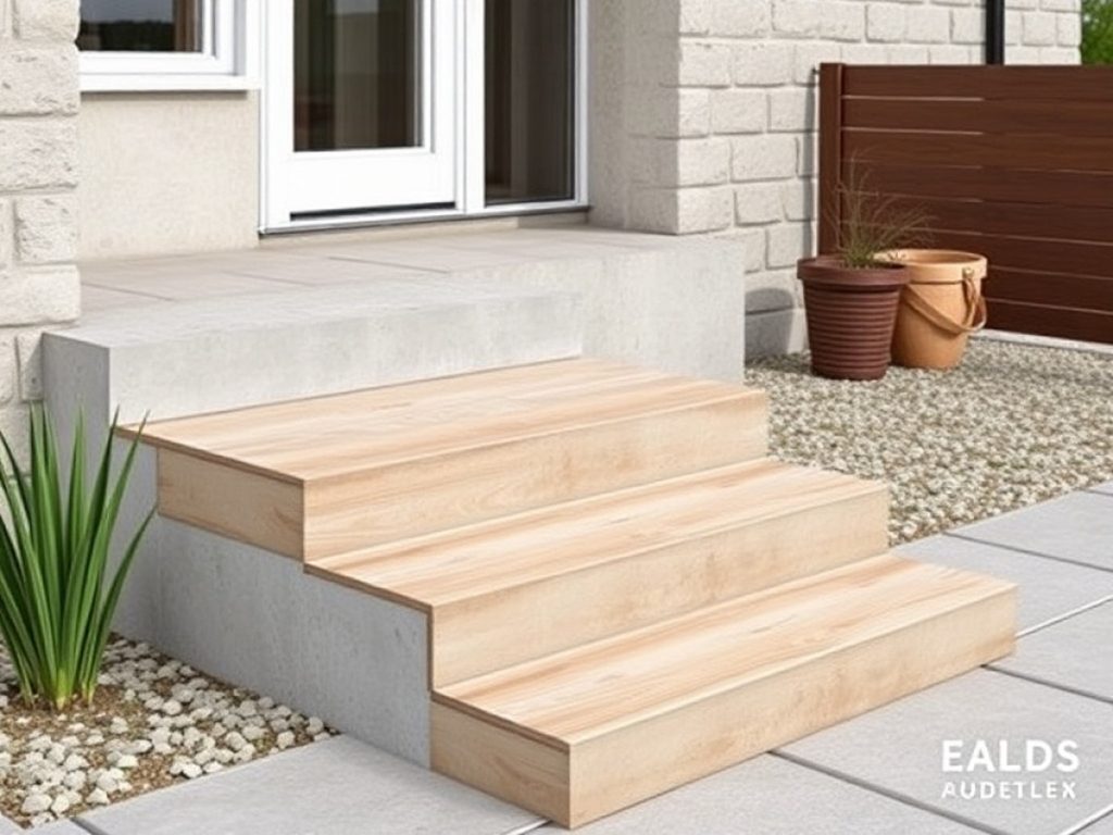 Façonner des marches en béton