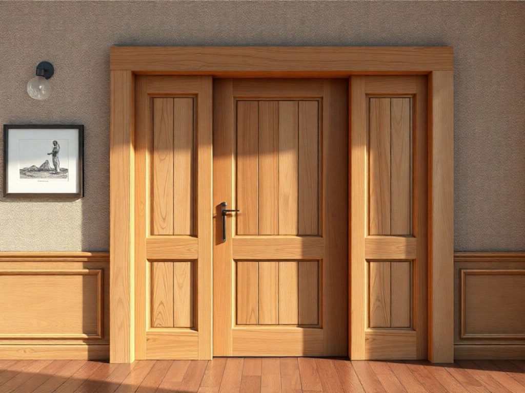 Fabriquer une porte en bois sur mesure pour une ouverture hors norme