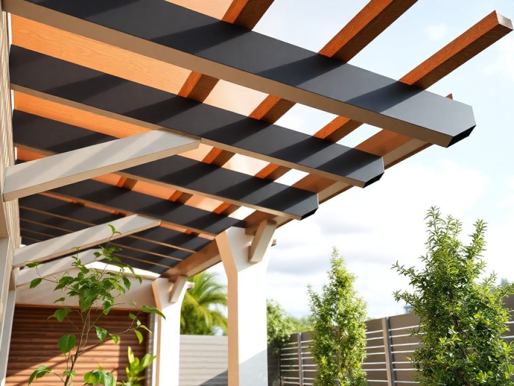 Réaliser une toiture de pergola avec des plaques Onduclair® PLR ou PVC