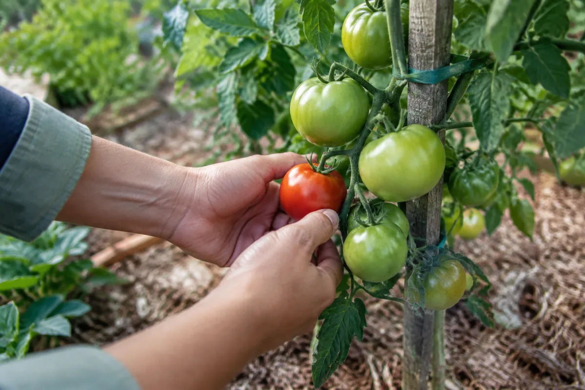 Comment accélérer la maturation des tomates au potager en fin d'été ?