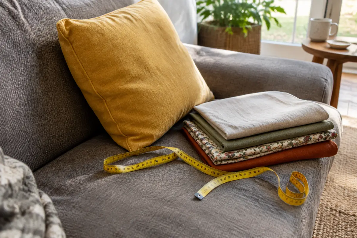Coussin sur mesure : dimensions et tissus pour chaque usage